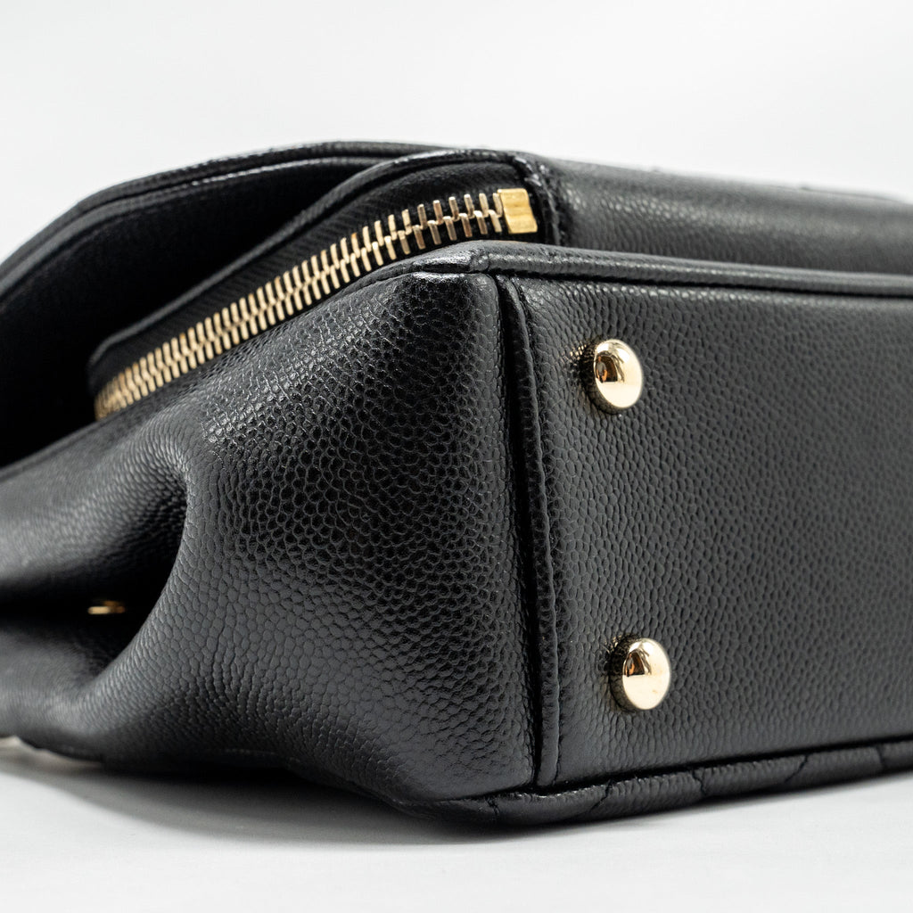 Chanel Small Business Affinity Caviar Black L (Microchip)