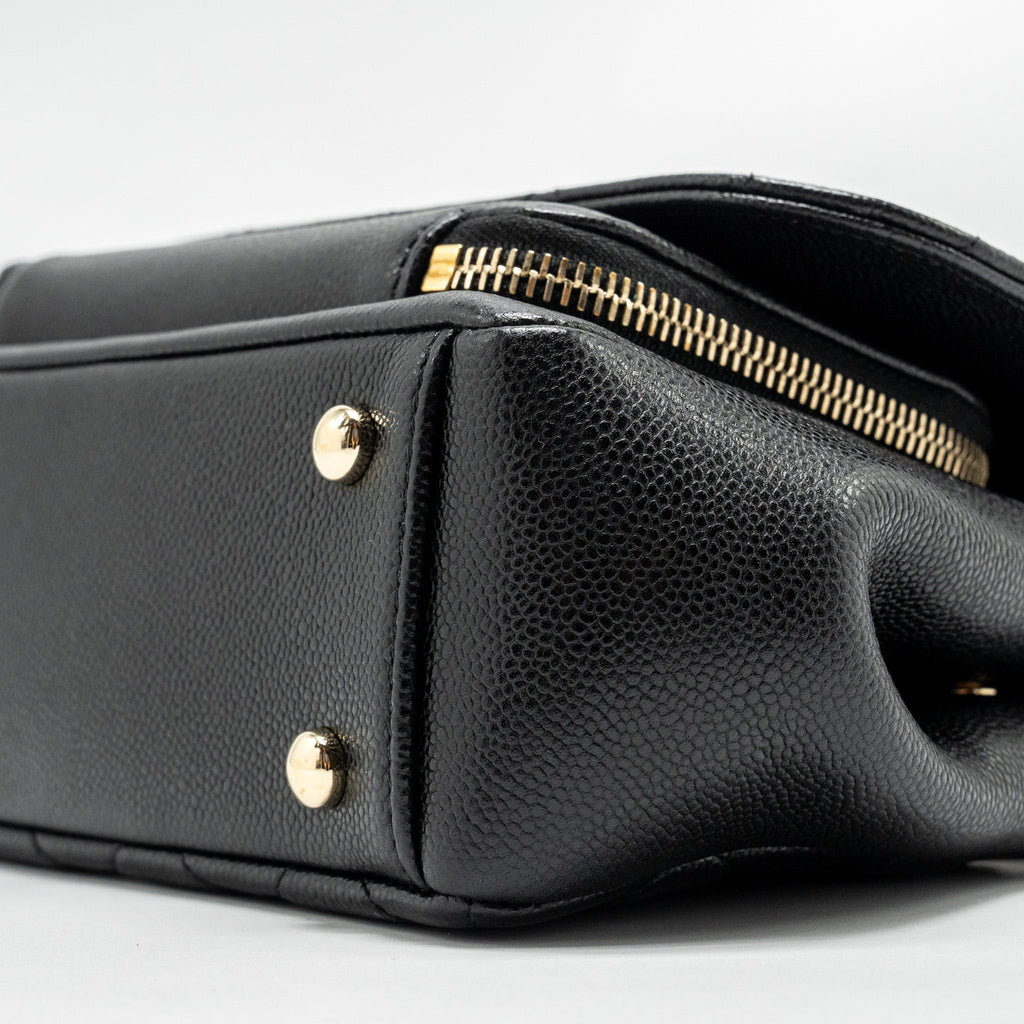 Chanel Small Business Affinity Caviar Black L (Microchip)