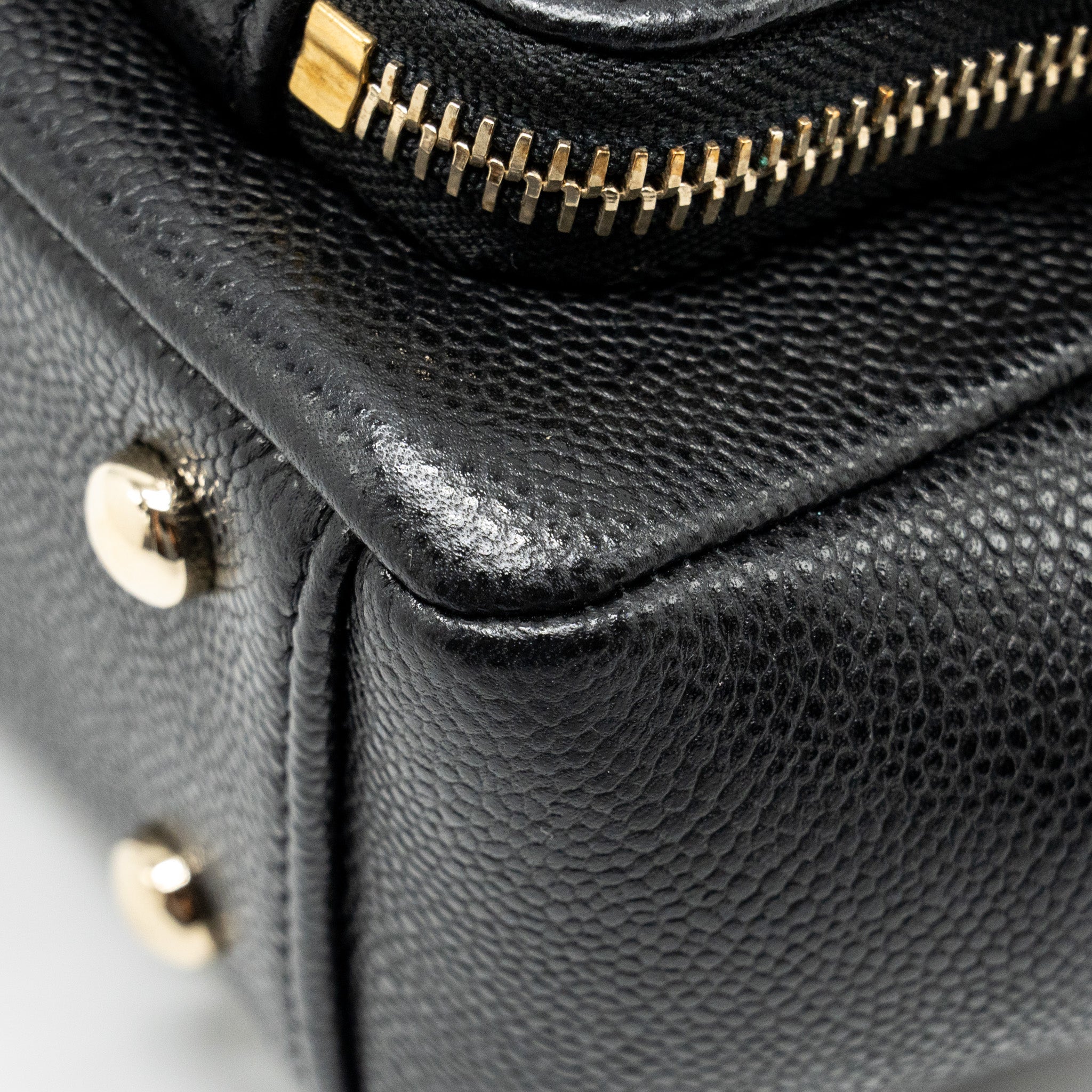 Chanel Small Business Affinity Caviar Black L (Microchip)