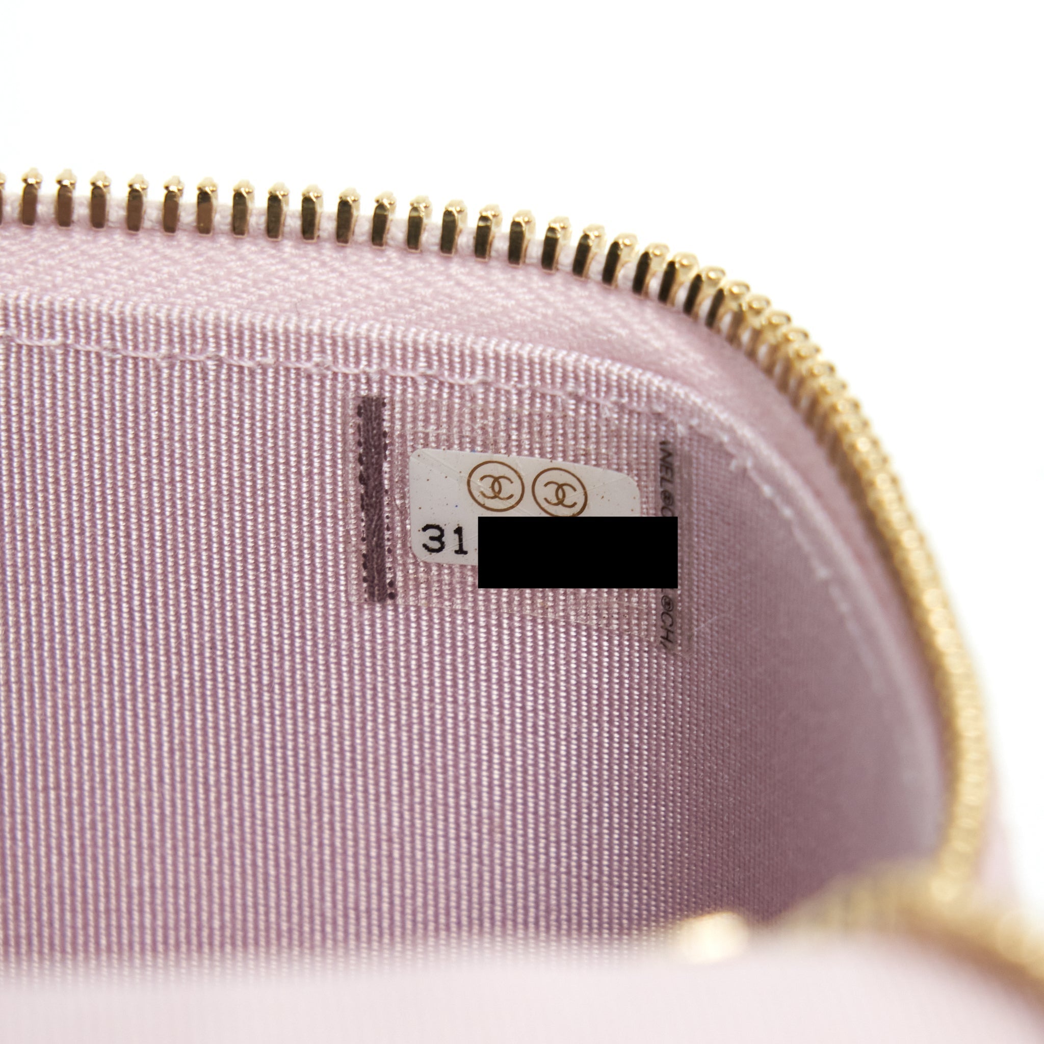 Chanel Mini Vanity Case Caviar Pink L