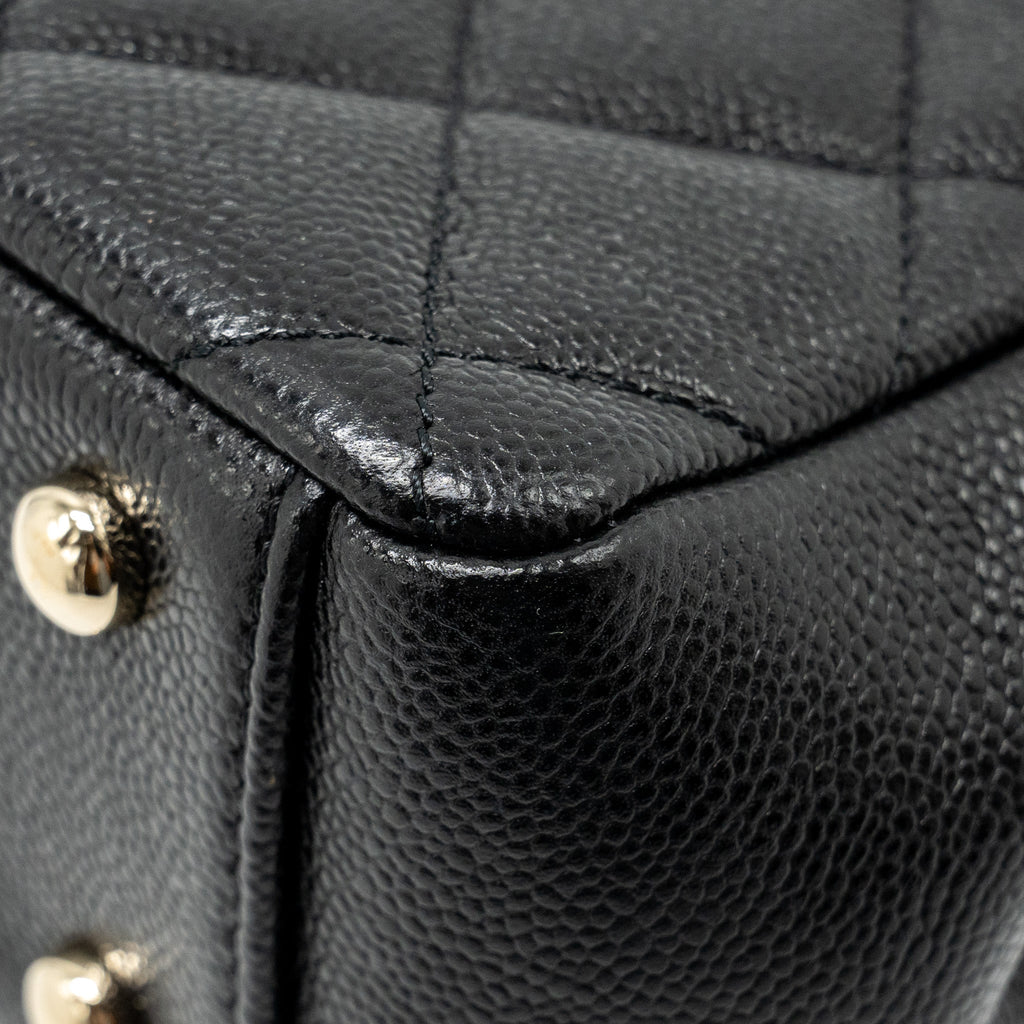 Chanel Small Business Affinity Caviar Black L (Microchip)