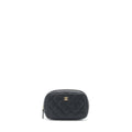 Chanel Small Zipper Vanity Pouch Caviar Black L