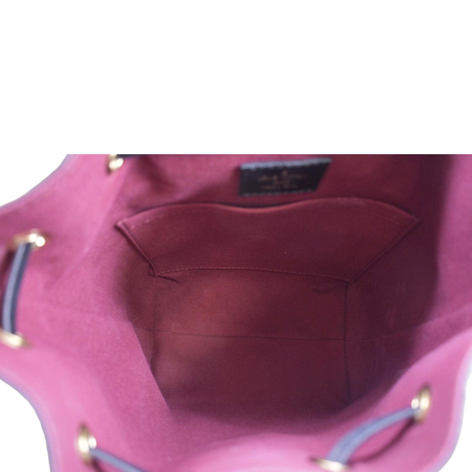 LOUIS VUITTON Montsouris BB Monogram Canvas Backpack Black