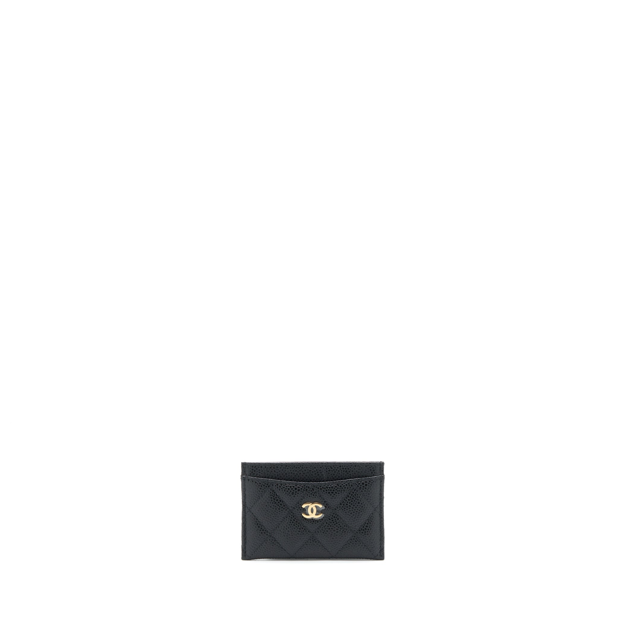 Chanel Classic Card Holder Caviar Black