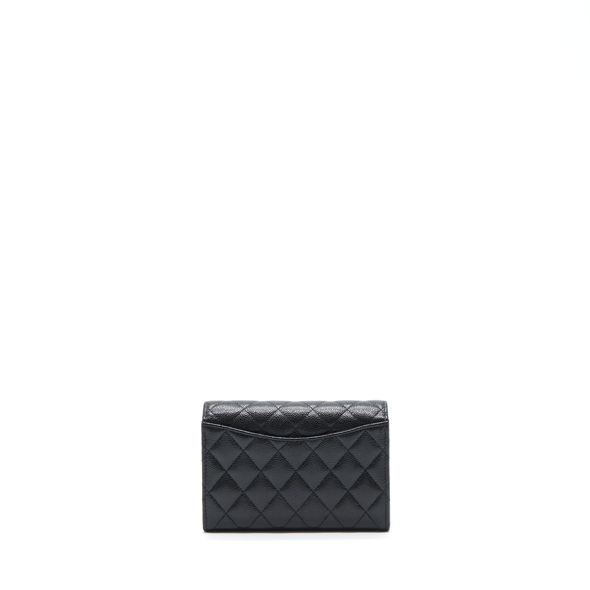 Chanel Flap Wallet Caviar Black