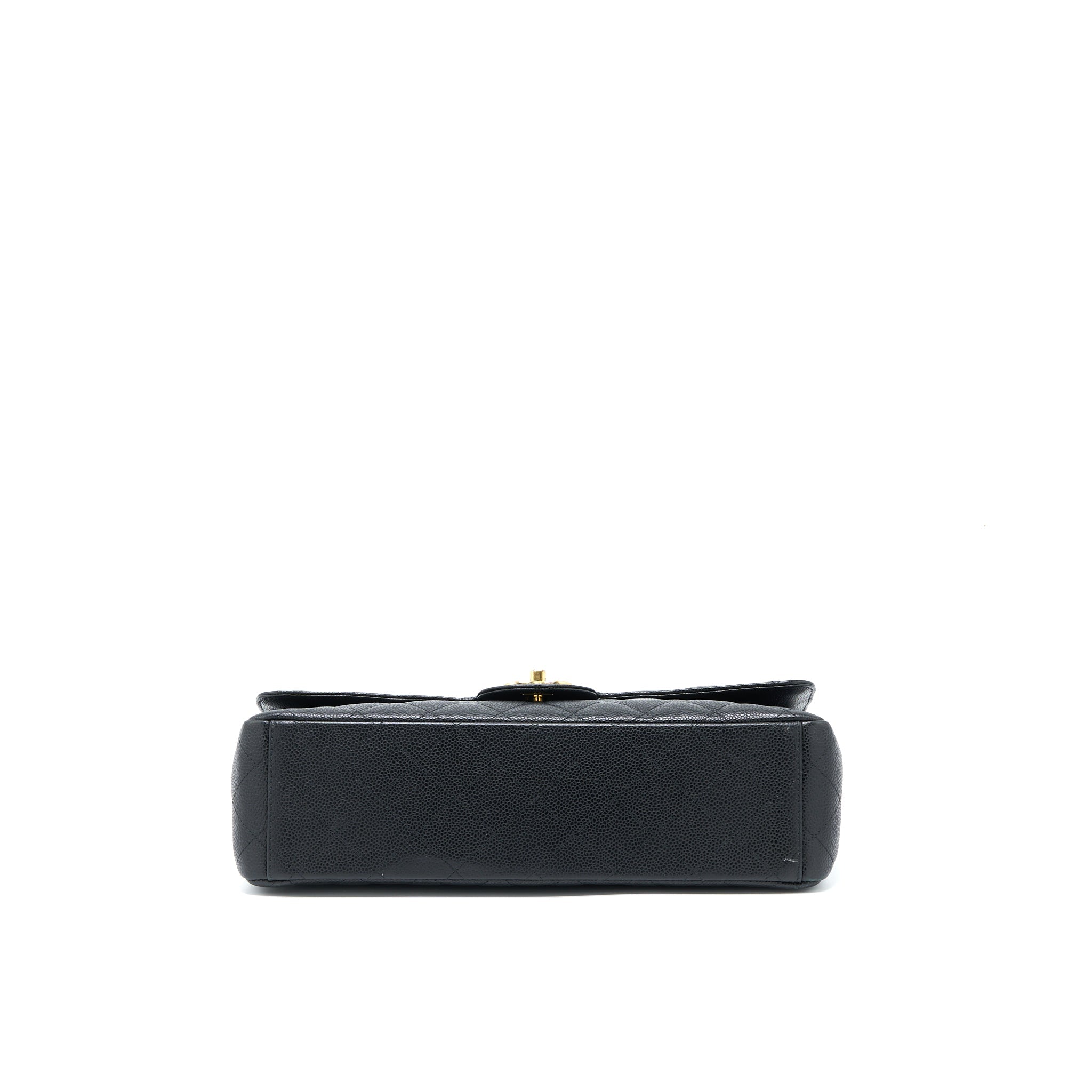 Chanel Maxi Classic Double Flap Bag Caviar Black