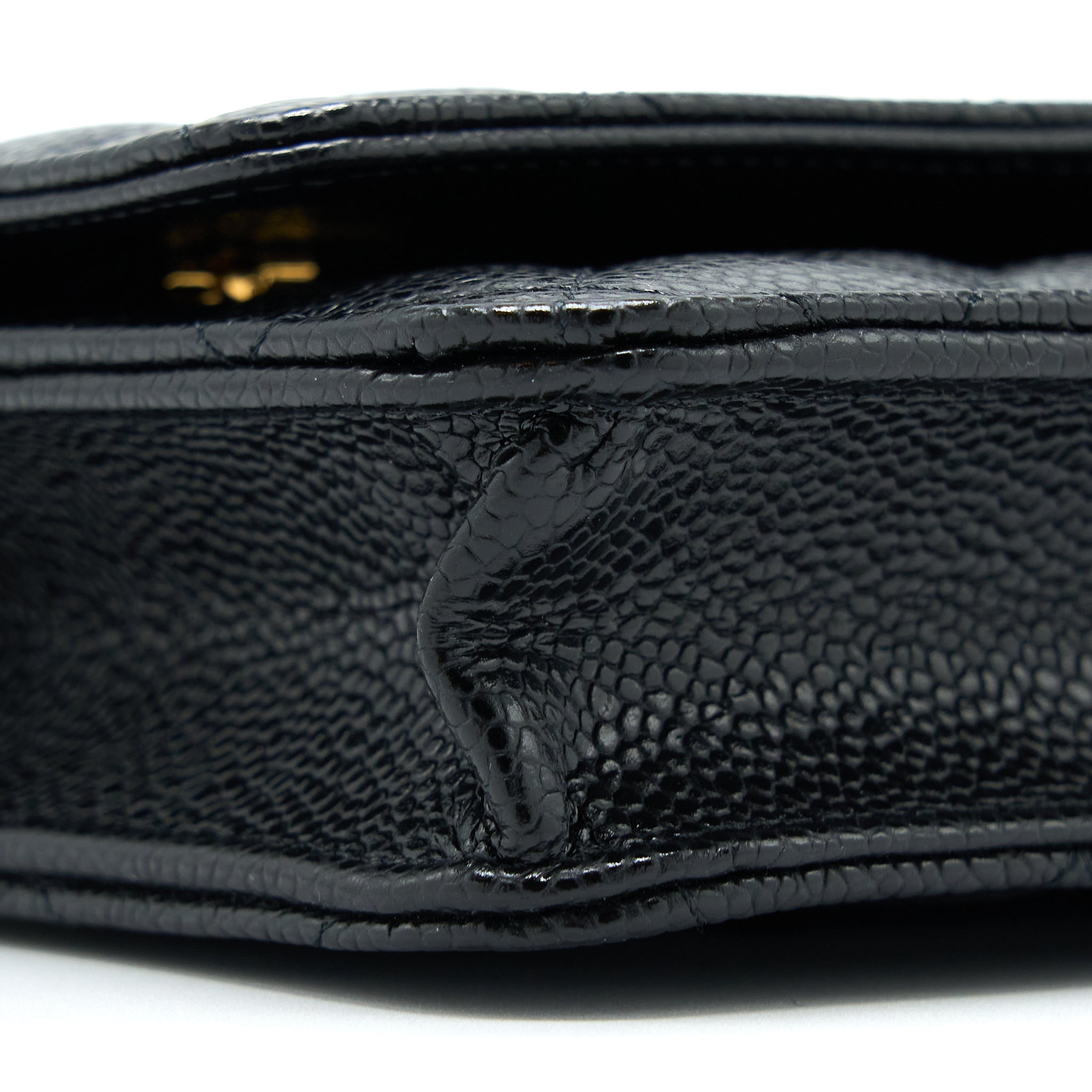 Chanel Classic Wallet On Chain Caviar Black  (Microchip)