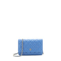 Chanel Classic Wallet On Chain Caviar Light Blue L