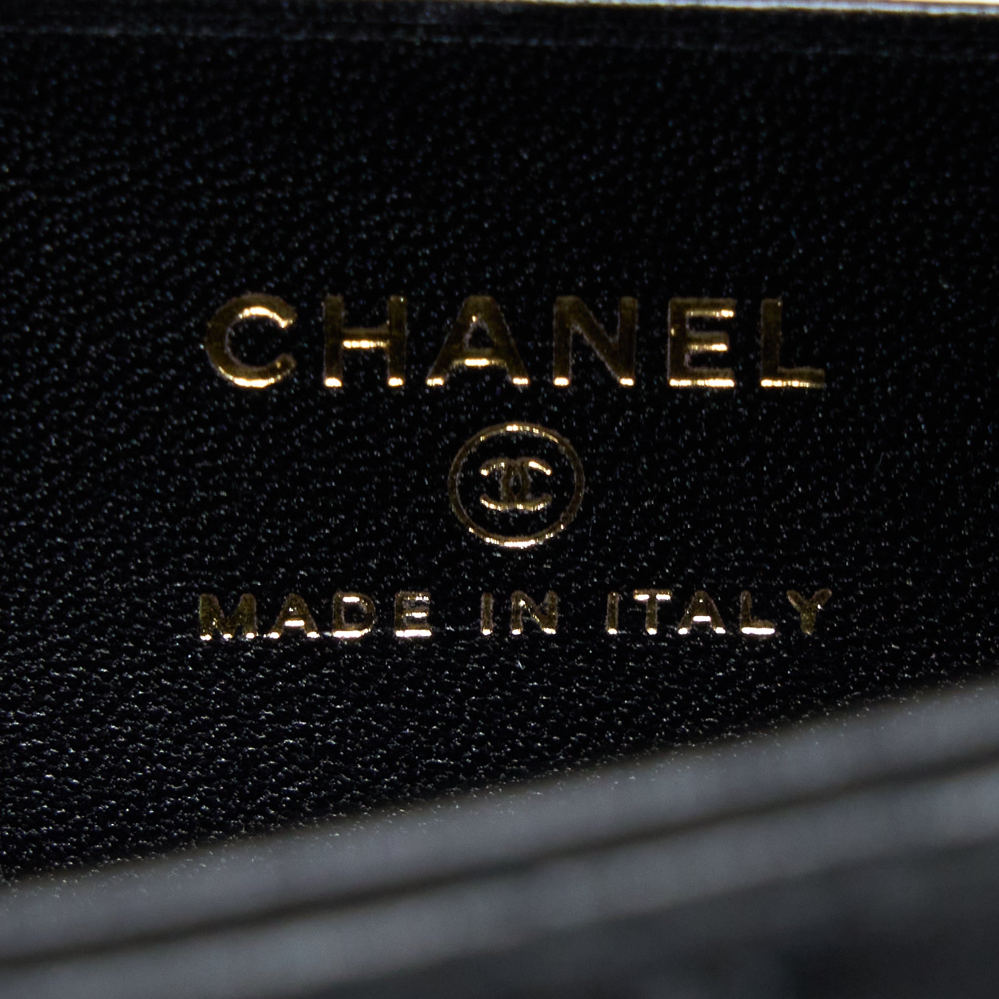 Chanel 22B Flap Bag With Enamel Top Handle Lambskin Black