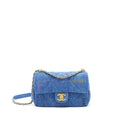 Chanel 22P Small Flap Bag 23cm Denim Blue