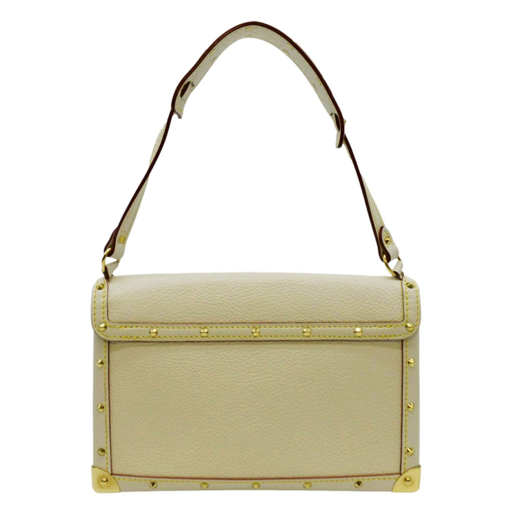 LOUIS VUITTON Suhali L'aimable Leather Shoulder Bag Off White