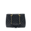 Chanel Grand Shopping Tote Bag Caviar Black