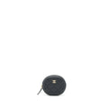 Chanel CC Logo Round Coin Purse Caviar Navy L