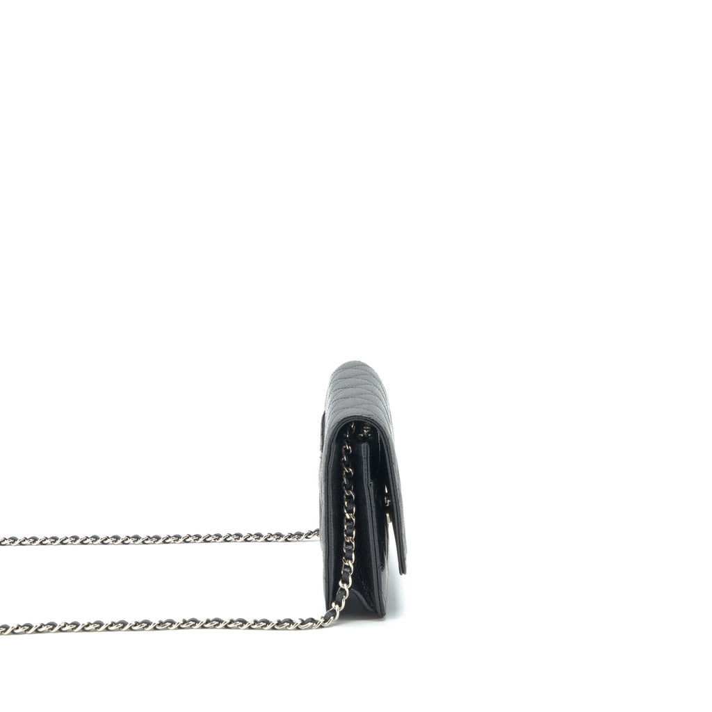 Chanel Classic Wallet On Chain Caviar Black