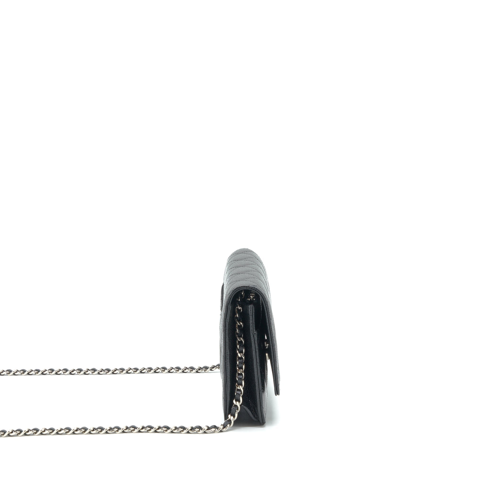 Chanel Classic Wallet On Chain Caviar Black