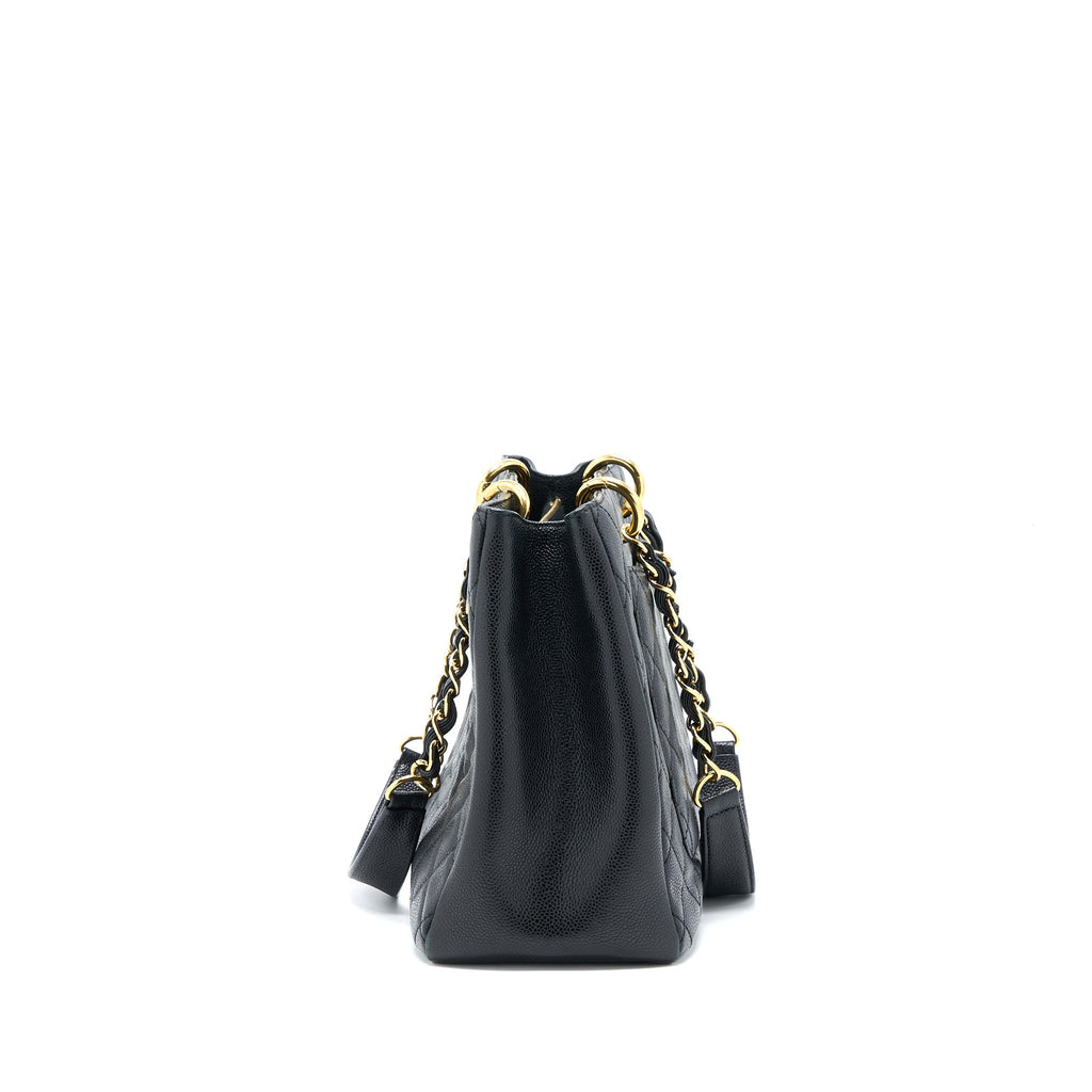 Chanel Grand Shopping Tote Bag Caviar Black