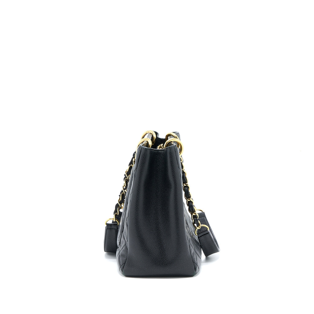Chanel Grand Shopping Tote Bag Caviar Black