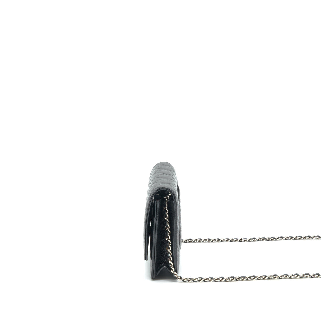 Chanel Classic Wallet On Chain Caviar Black