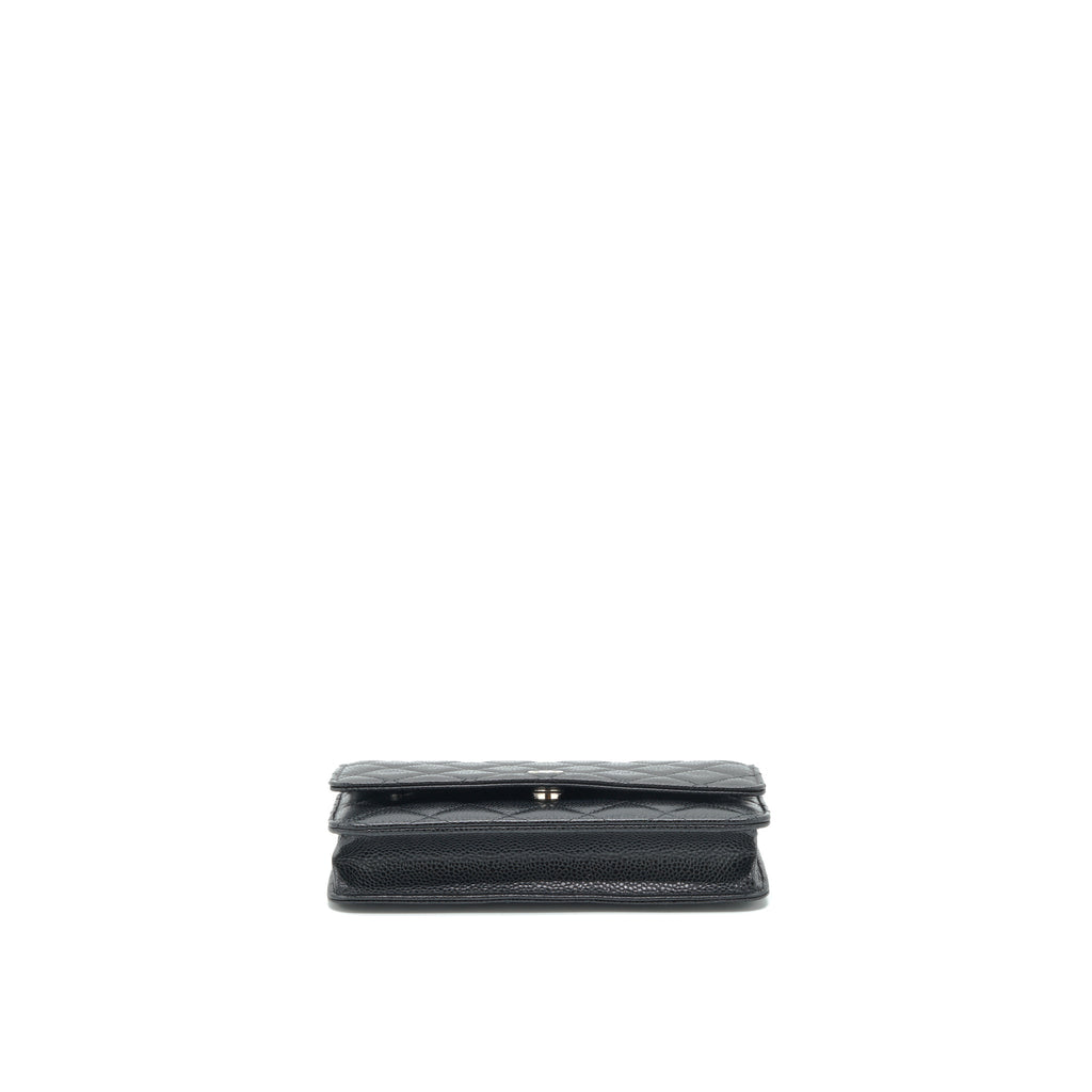 Chanel Classic Wallet On Chain Caviar Black