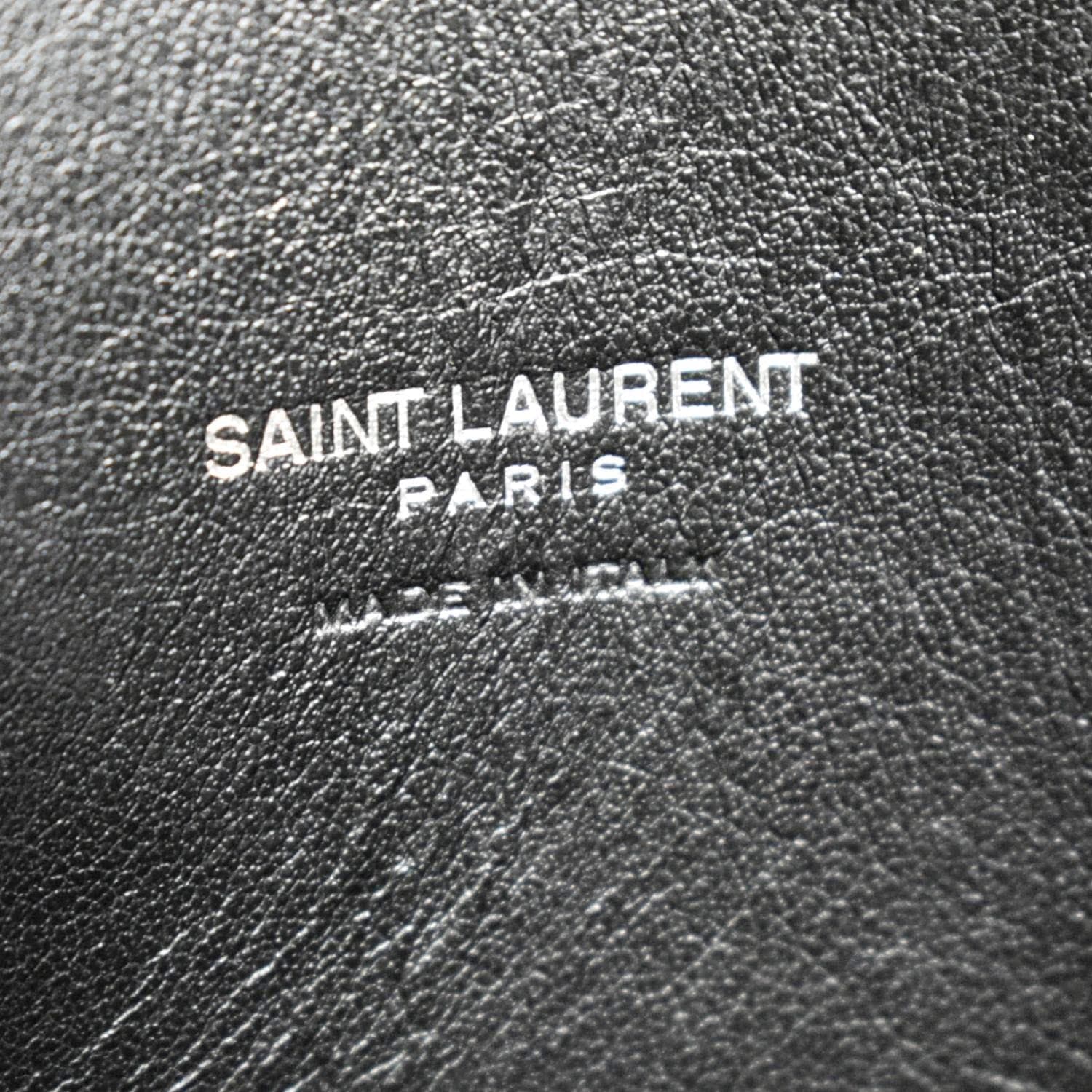 YVES SAINT LAURENT Sac de Jour Leather Satchel Shoulder Bag Black