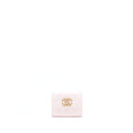 Chanel 19 Flap Cardholder Lambskin Light Pink