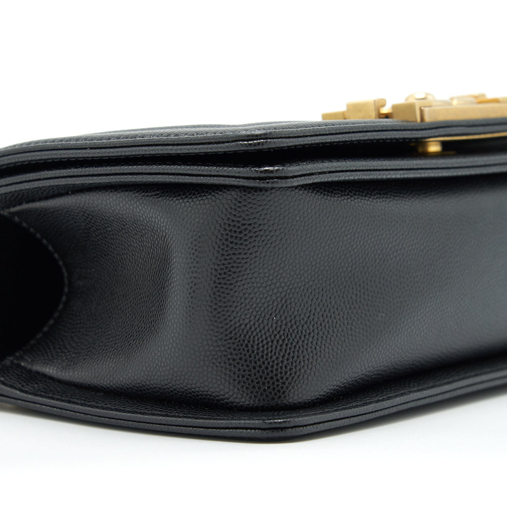 Chanel Small Boy Bag Caviar Black