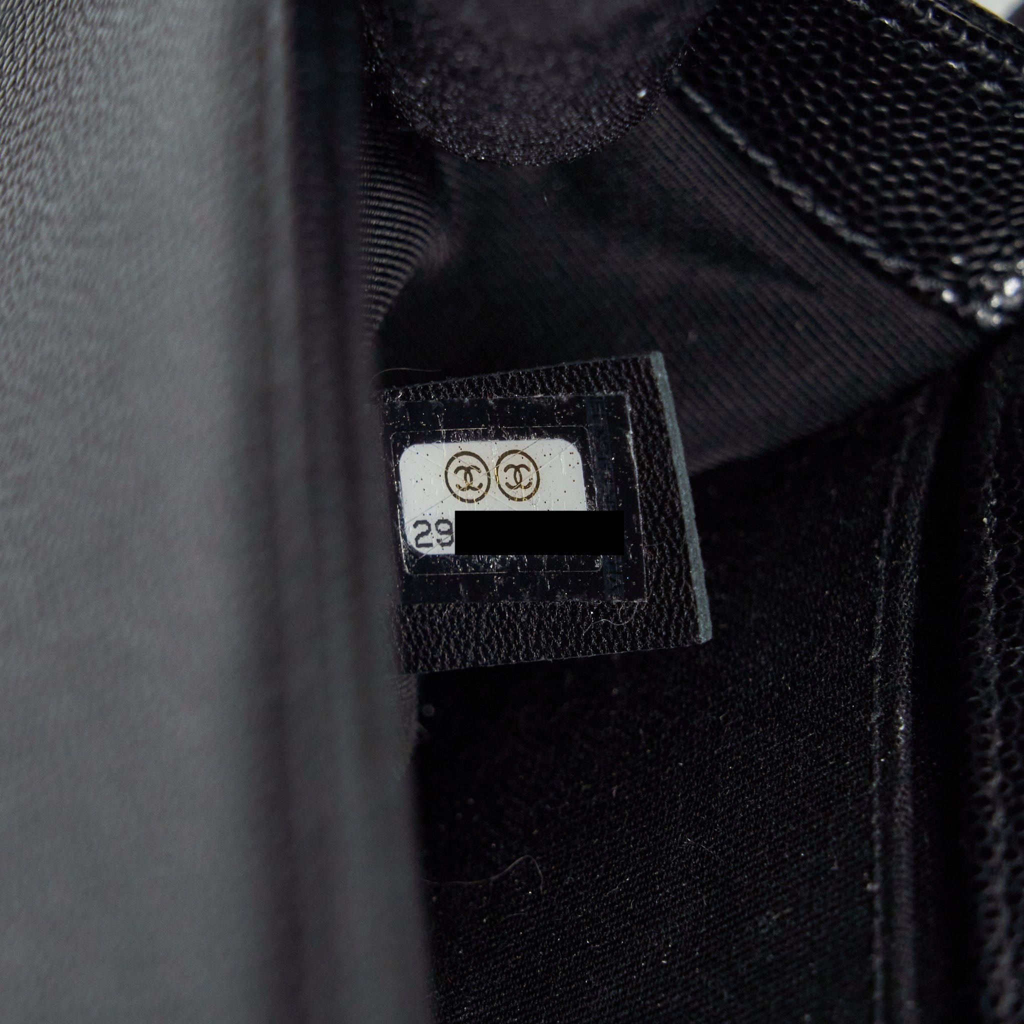 Chanel Small Boy Bag Caviar Black