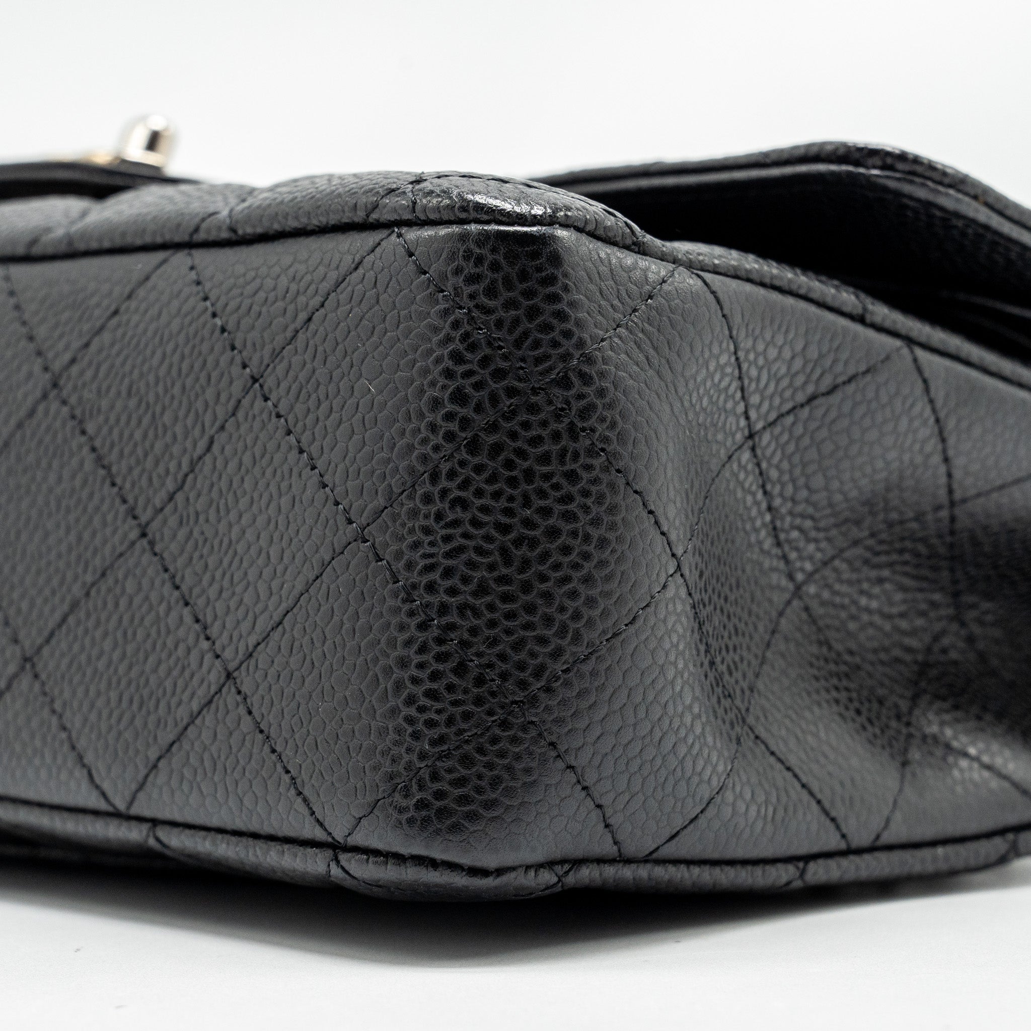 Chanel Medium Classic Double Flap Bag Caviar Black