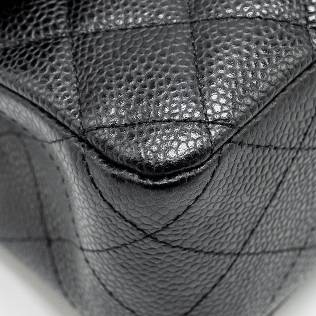 Chanel Medium Classic Double Flap Bag Caviar Black
