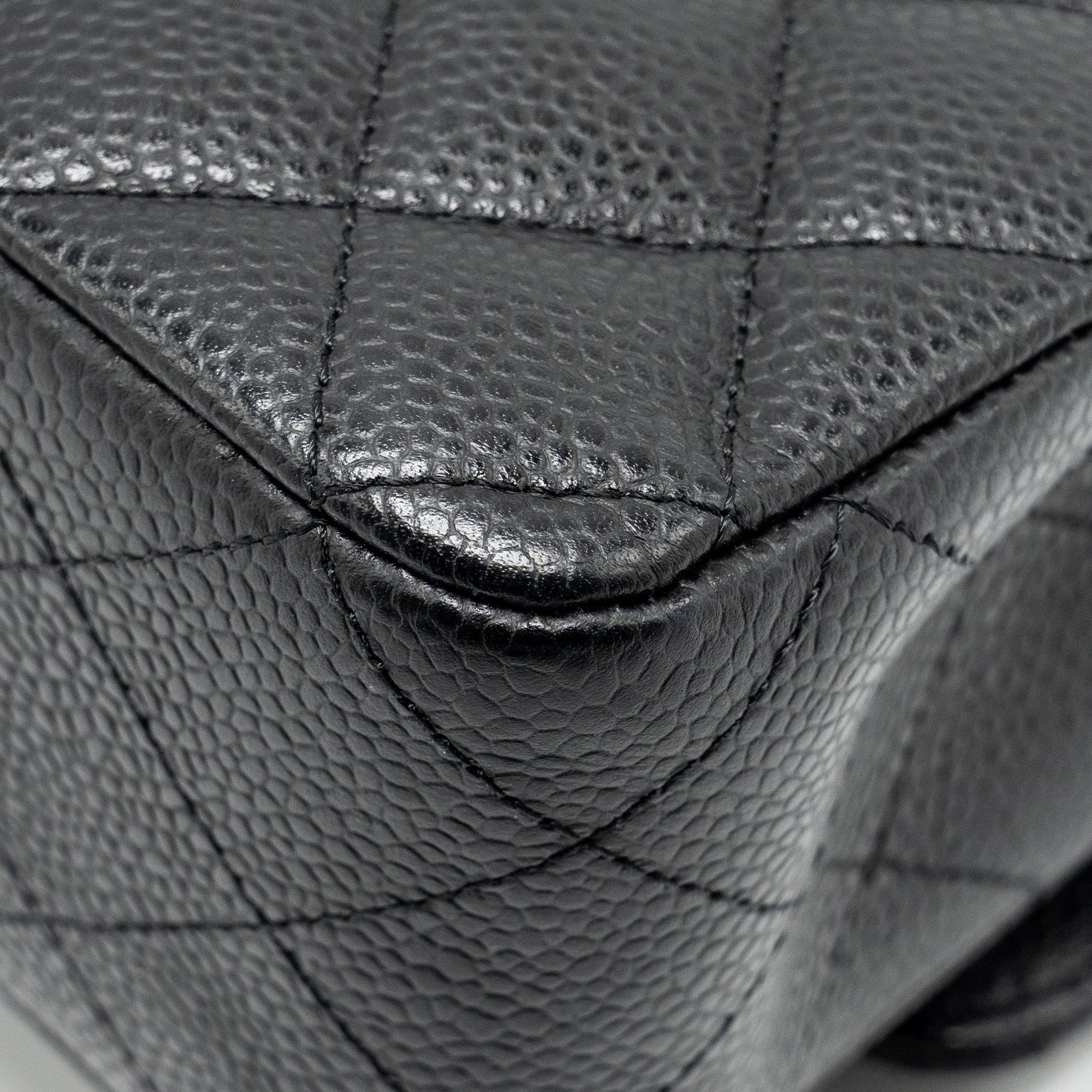 Chanel Medium Classic Double Flap Bag Caviar Black