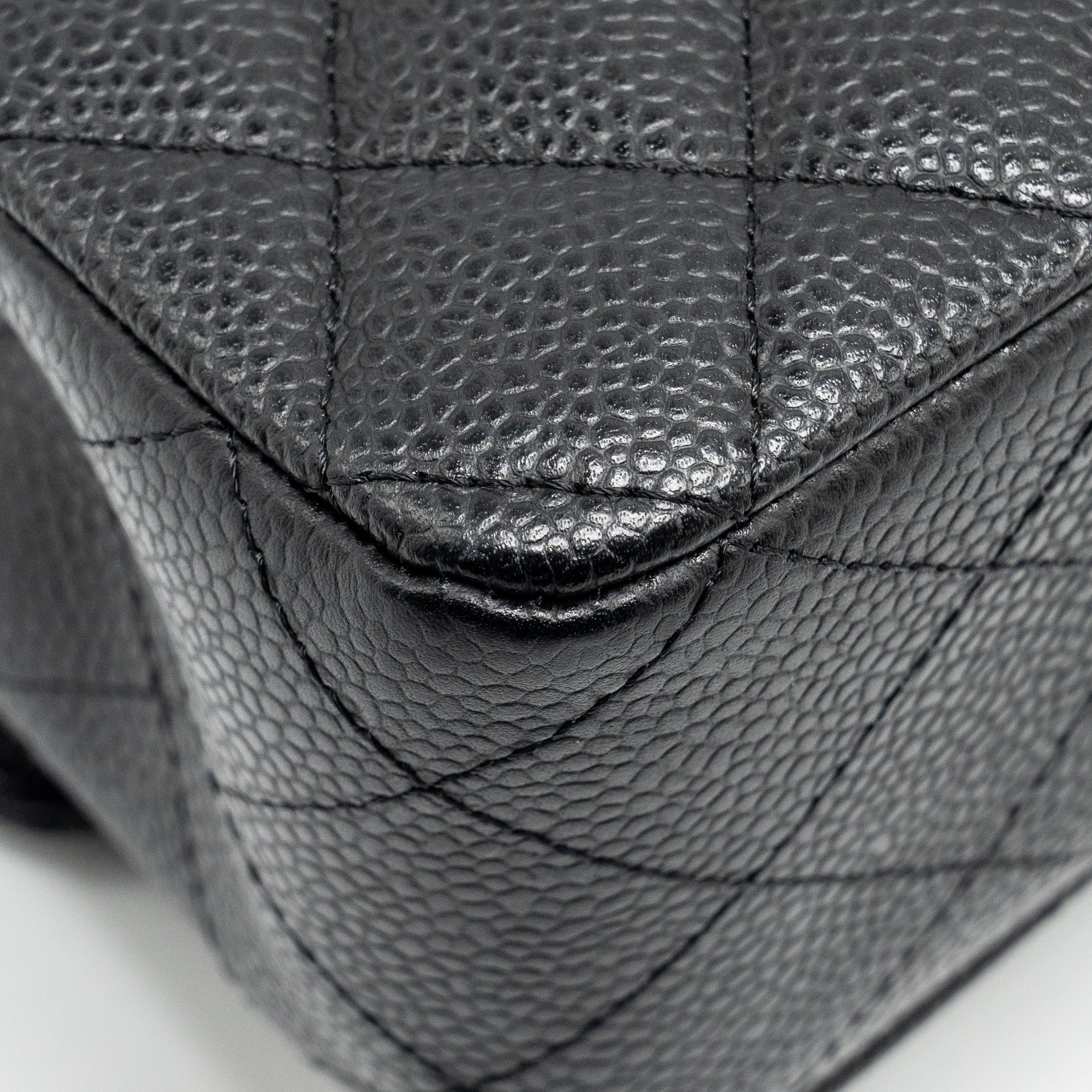 Chanel Medium Classic Double Flap Bag Caviar Black