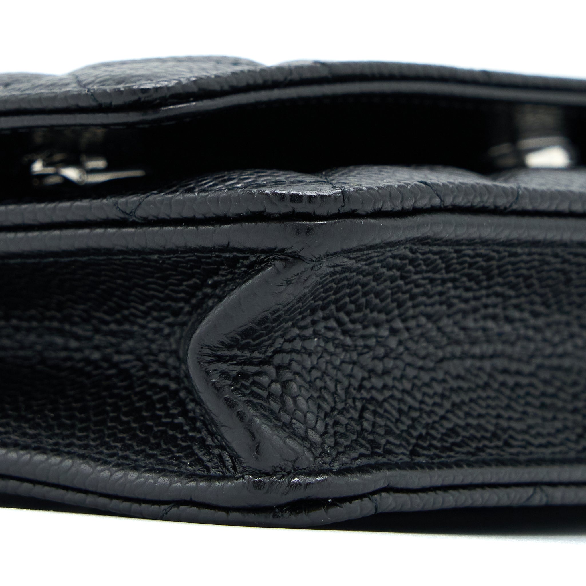 Chanel Classic Wallet On Chain Caviar Black (Microchip)