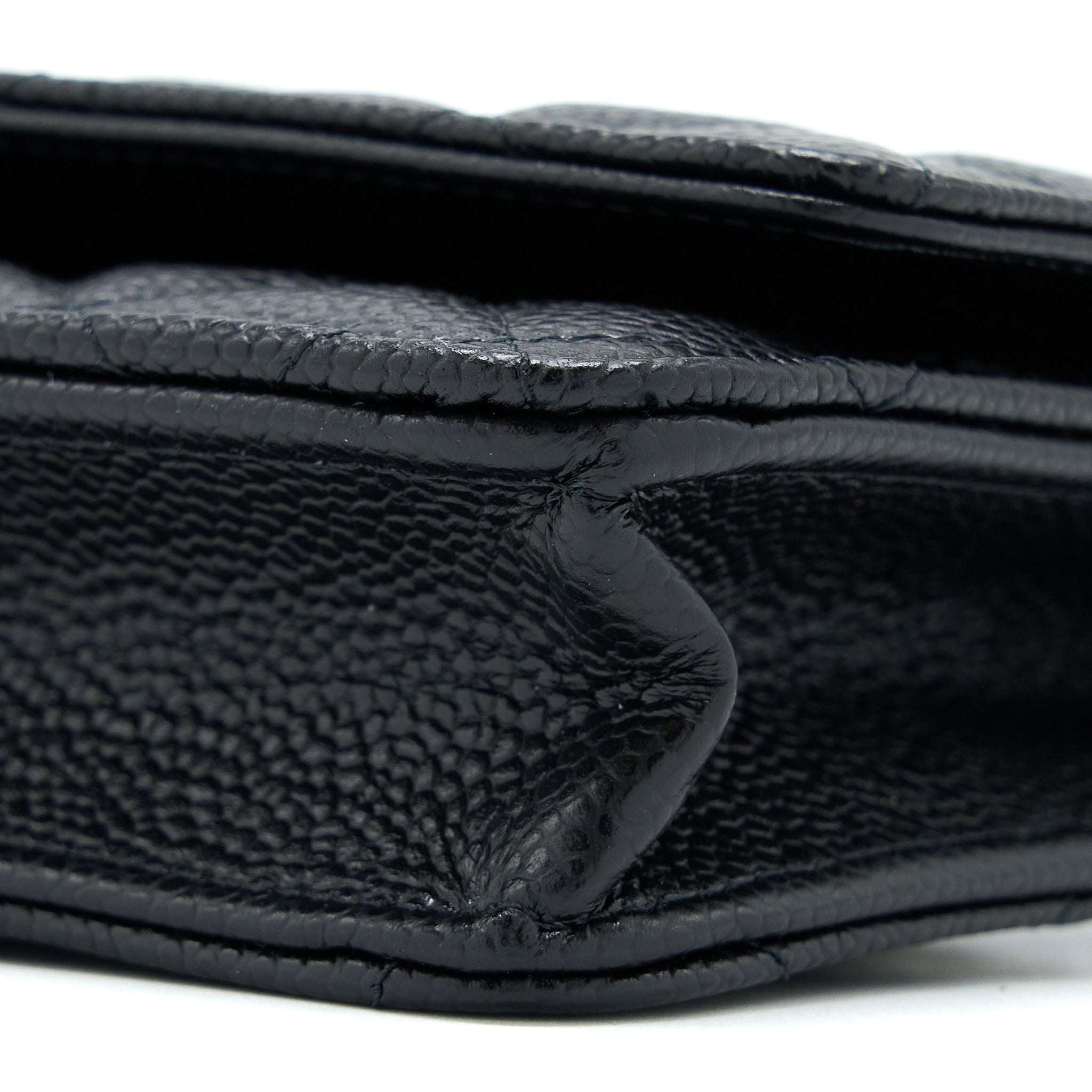 Chanel Classic Wallet On Chain Caviar Black (Microchip)