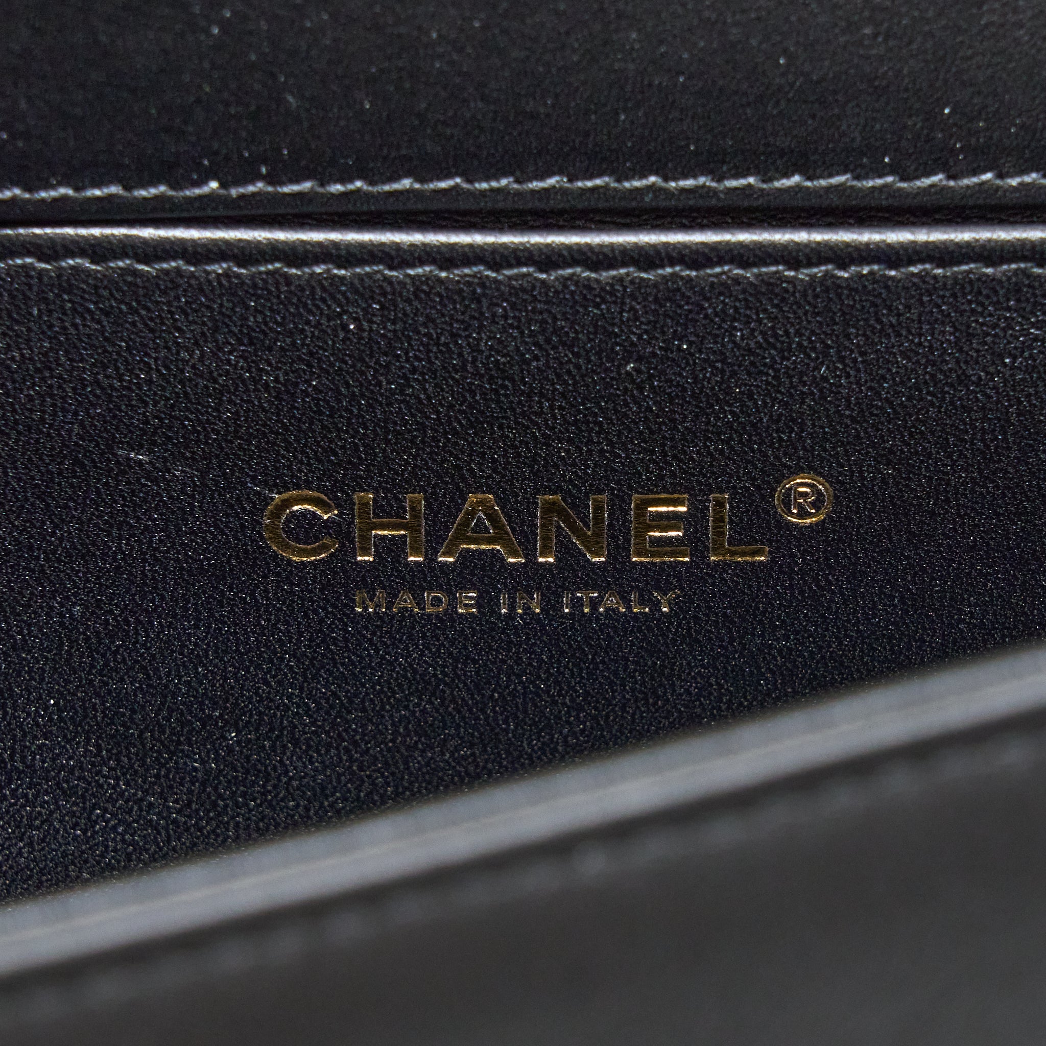 Chanel Medium Boy Bag Calfskin Black  (Microchip)
