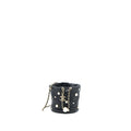 Chanel Mini Pearly Bucket Bag with Chain Lambskin Black L