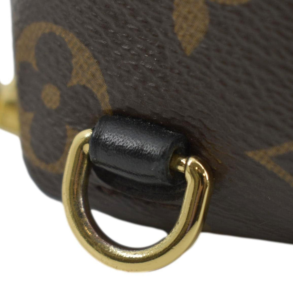 LOUIS VUITTON Montsouris BB Monogram Canvas Backpack Black