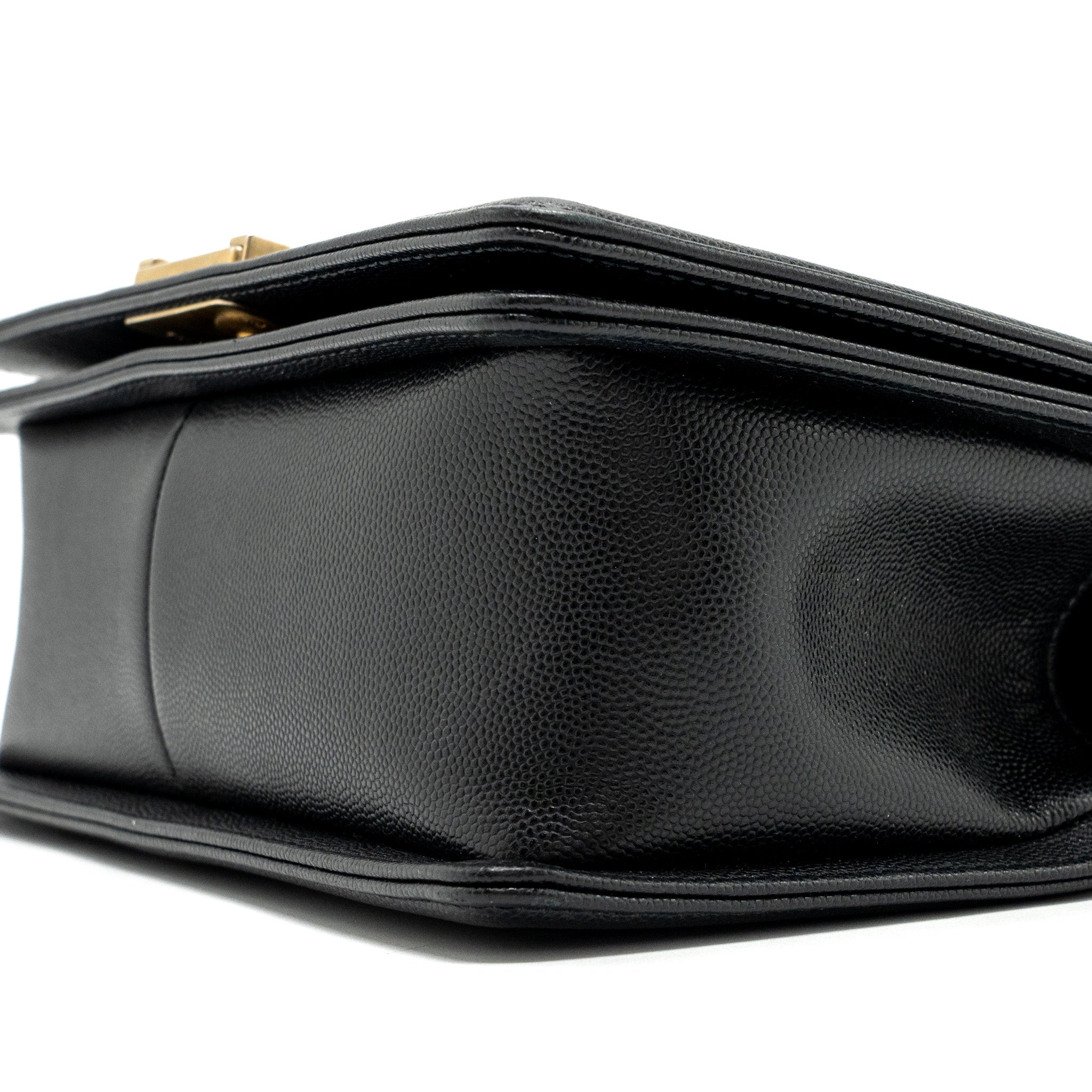 Chanel Medium Classic Boy Bag Caviar Black