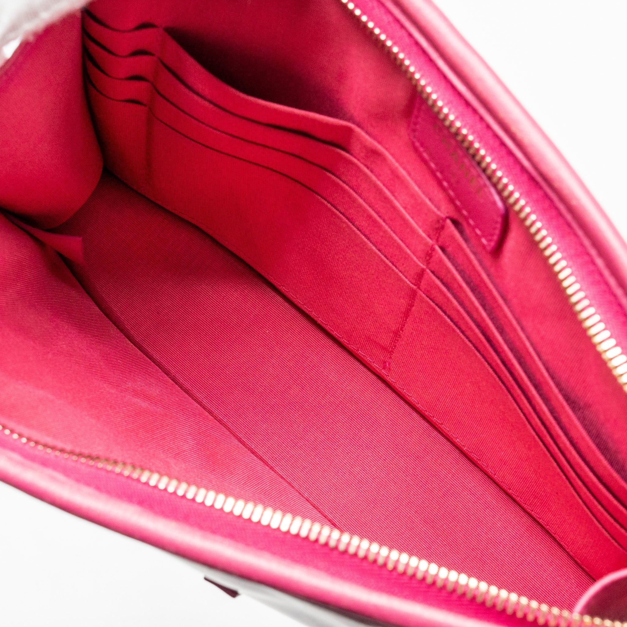Chanel 19S Logo Pouch Tweed/PVC Pink