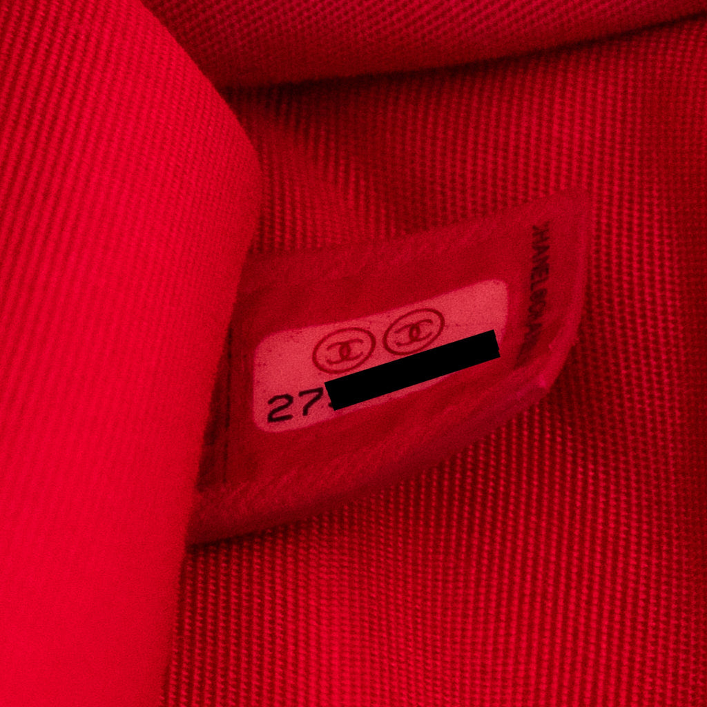 Chanel 19S Logo Pouch Tweed/PVC Pink