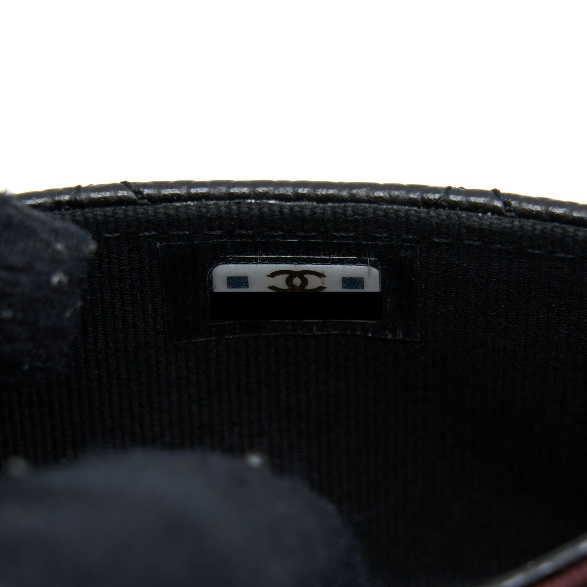 Chanel Classic Flap Card Holder Caviar Black