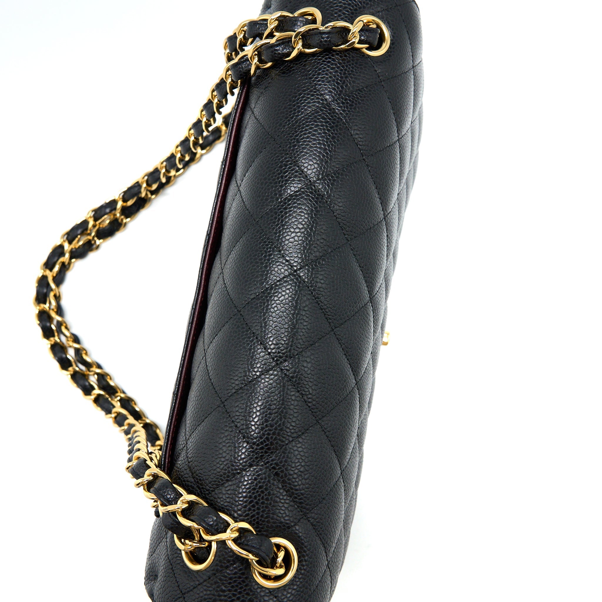 Chanel Jumbo Classic Double Flap Bag Caviar Black
