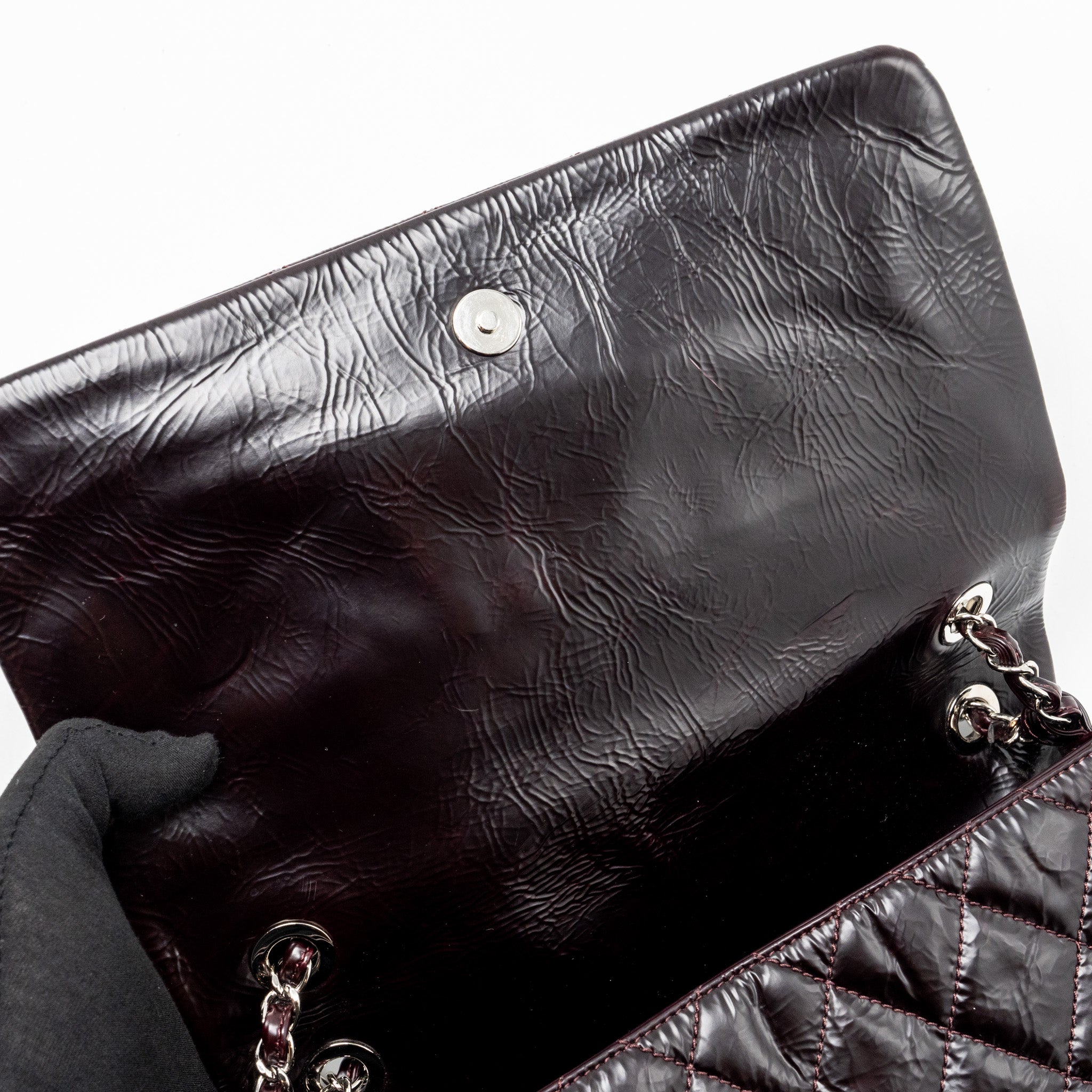 Chanel 31 Rue Cambon flap bag calfskin dark red