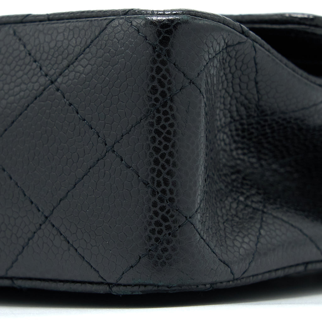 Chanel Medium Classic Double Flap Bag Caviar Black