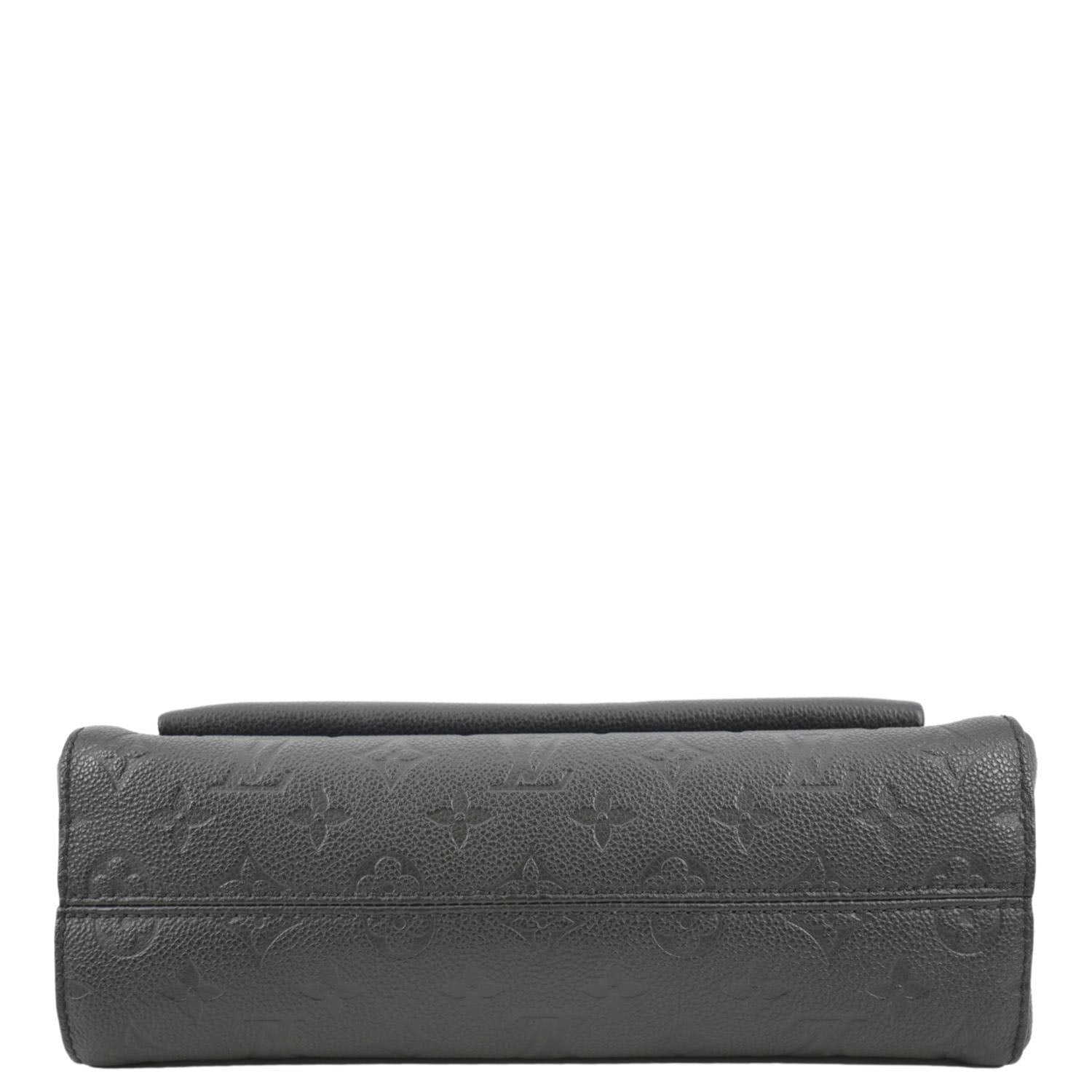LOUIS VUITTON Vavin MM Monogram Empreinte Leather Shoulder Bag Black