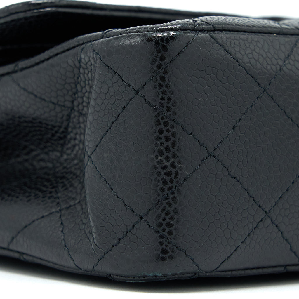 Chanel Medium Classic Double Flap Bag Caviar Black