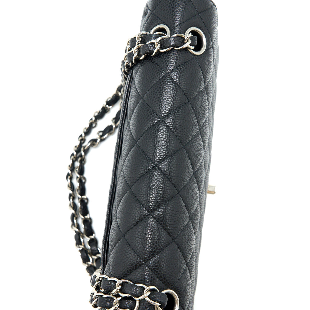 Chanel Medium Classic Double Flap Bag Caviar Black
