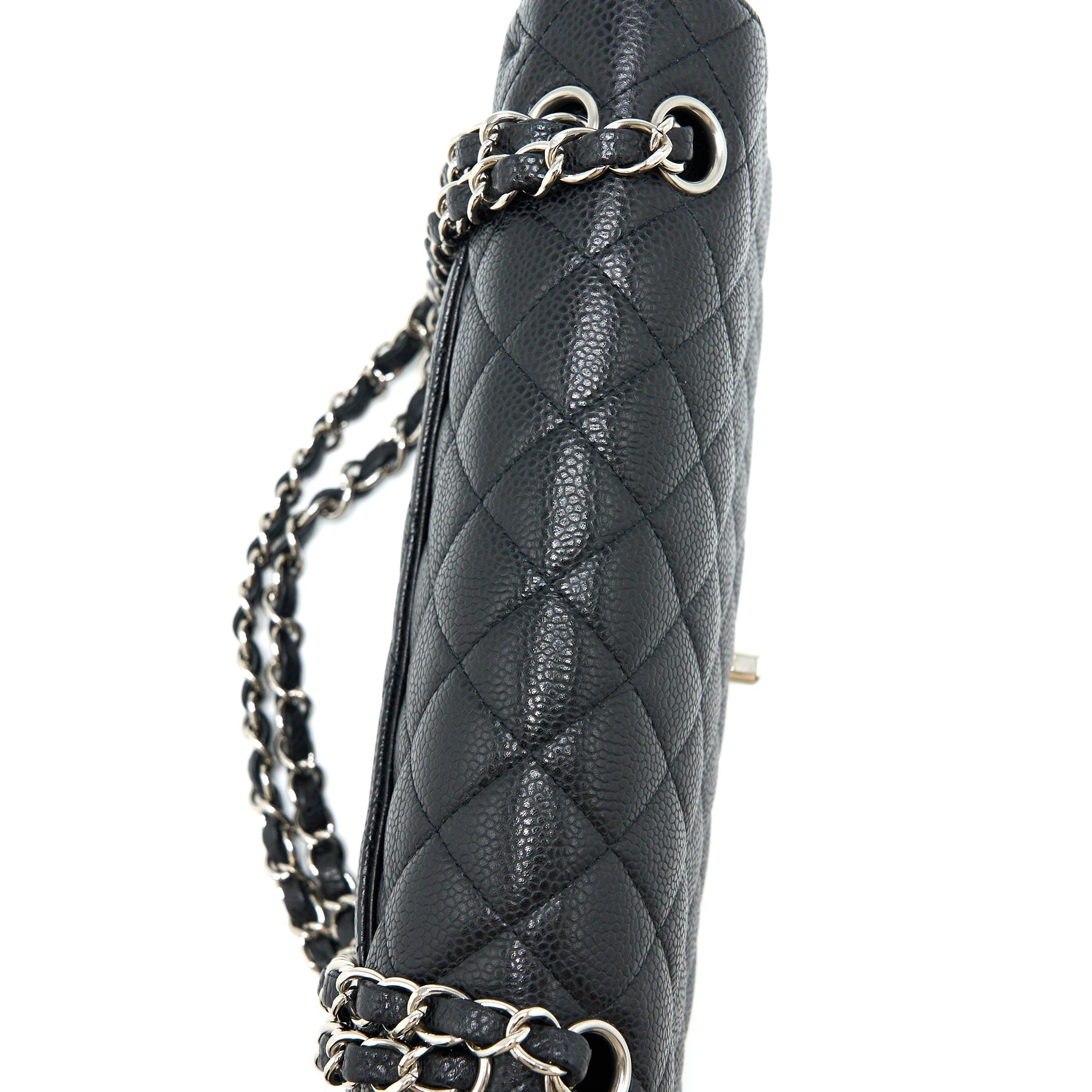 Chanel Medium Classic Double Flap Bag Caviar Black