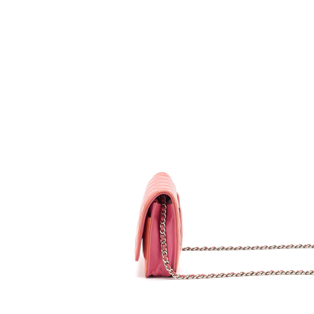 Chanel Wallet On Chains Red Patent
