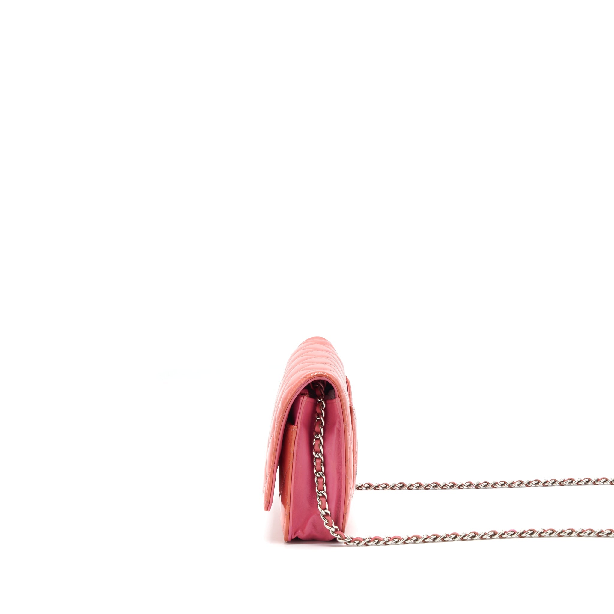 Chanel Wallet On Chains Red Patent
