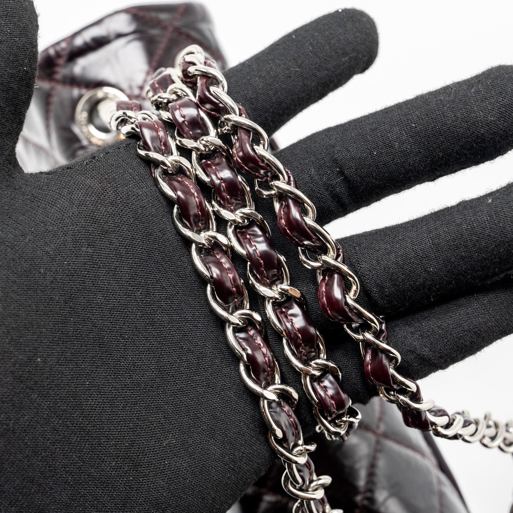 Chanel 31 Rue Cambon flap bag calfskin dark red